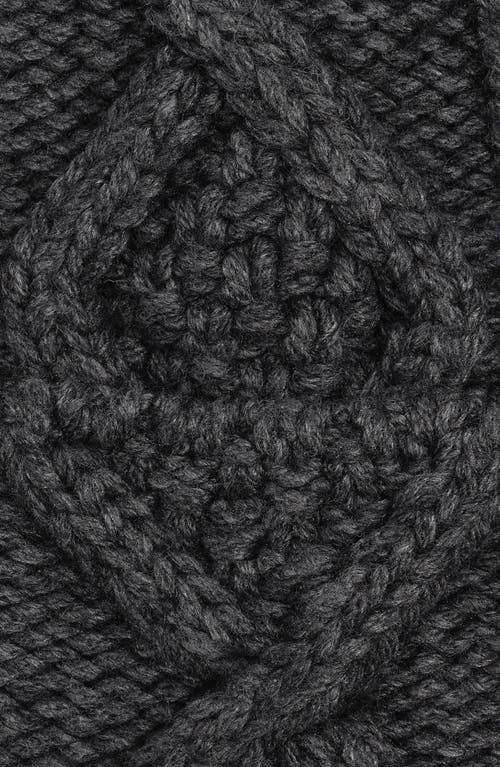 Faherty Chunky Cable Beanie In Gray