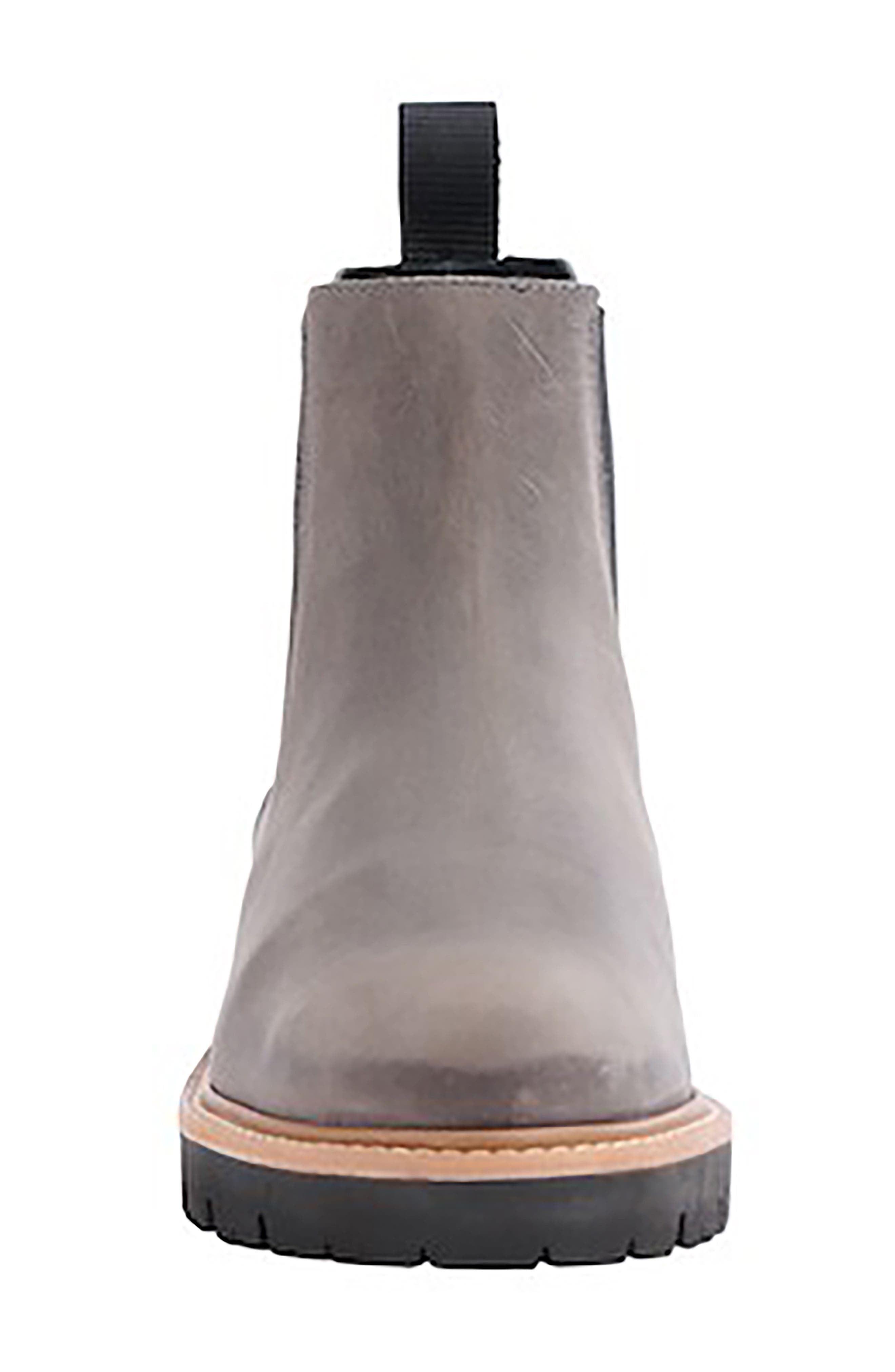 Nisolo Go-To Lug 2.0 Chelsea Boot, Alternate, color, Grey