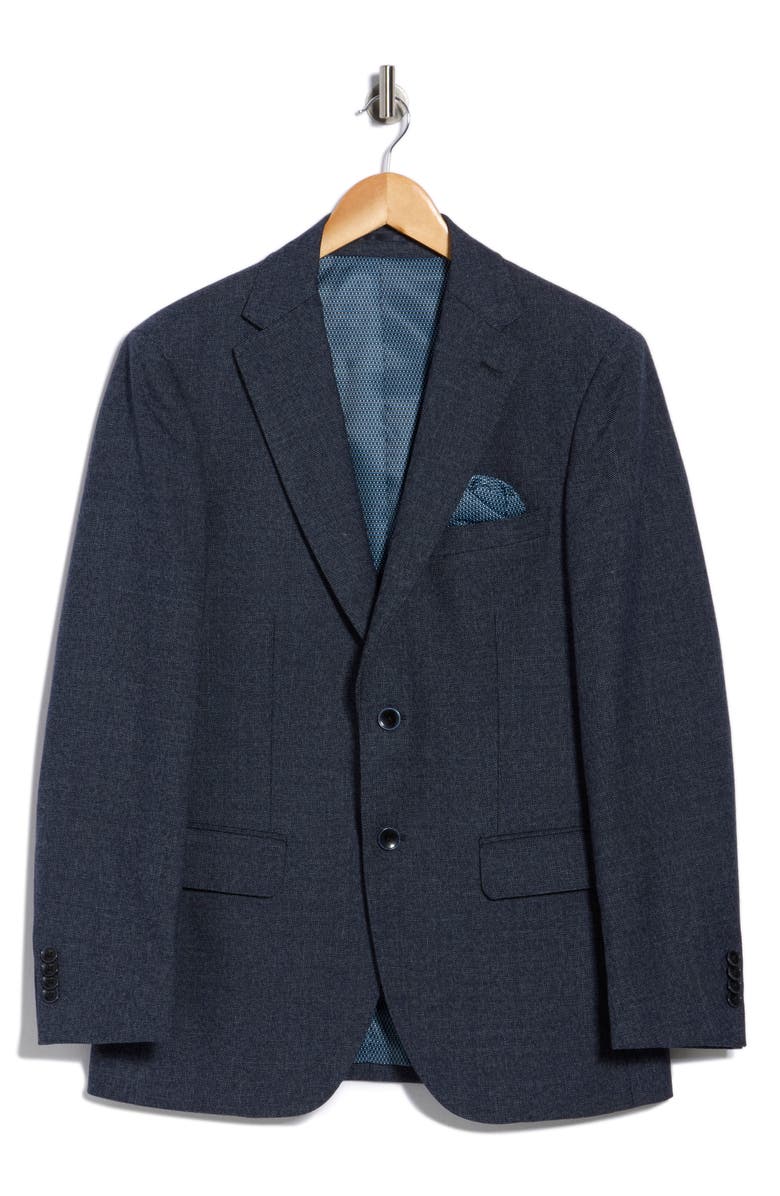 Duchamp Slim Fit Stretch Knit Sport Coat, Main, color, Navy