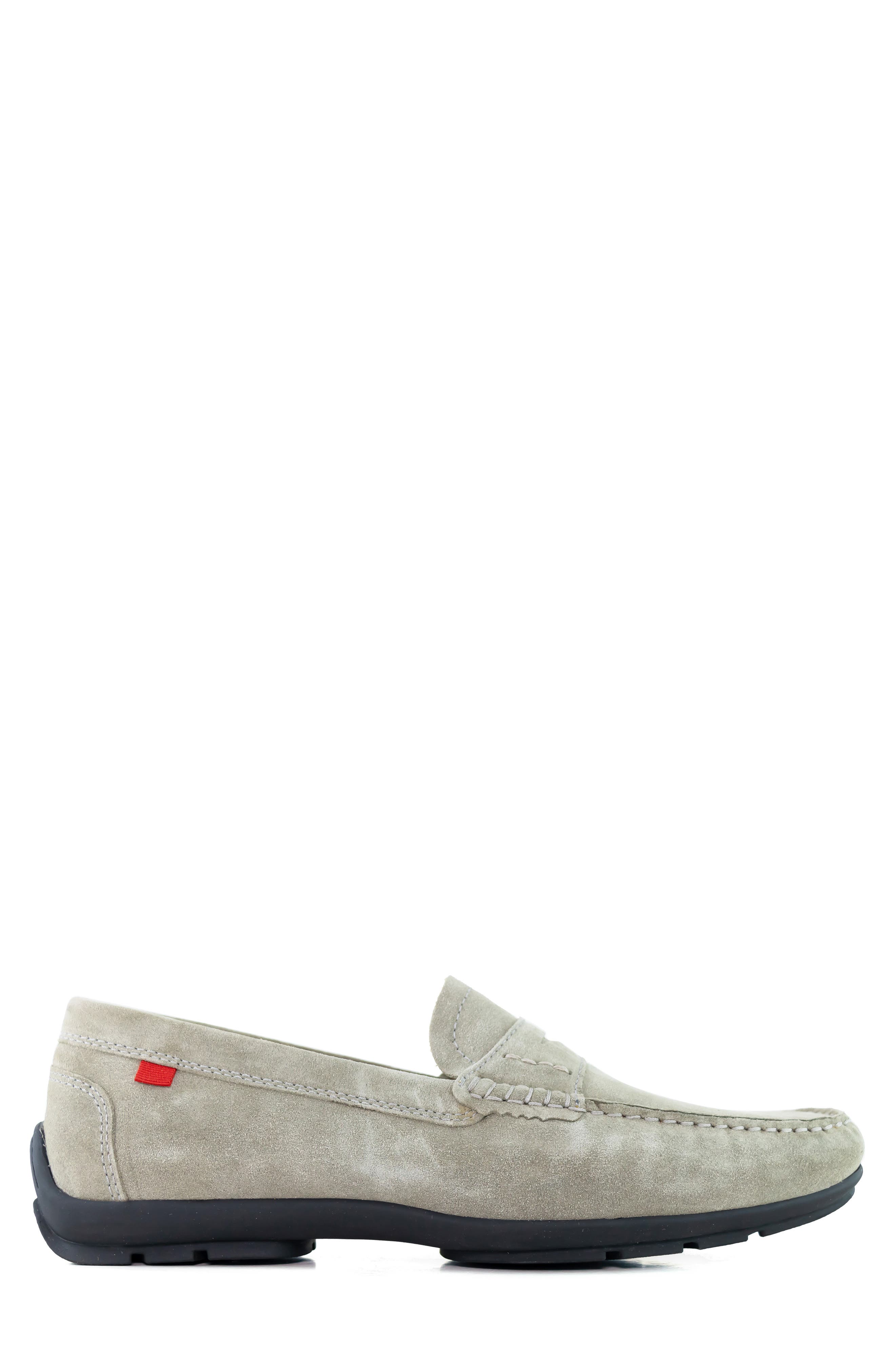 Hamilton Penny Strap Driving Loafer, Alternate, color, GREY SUEDE