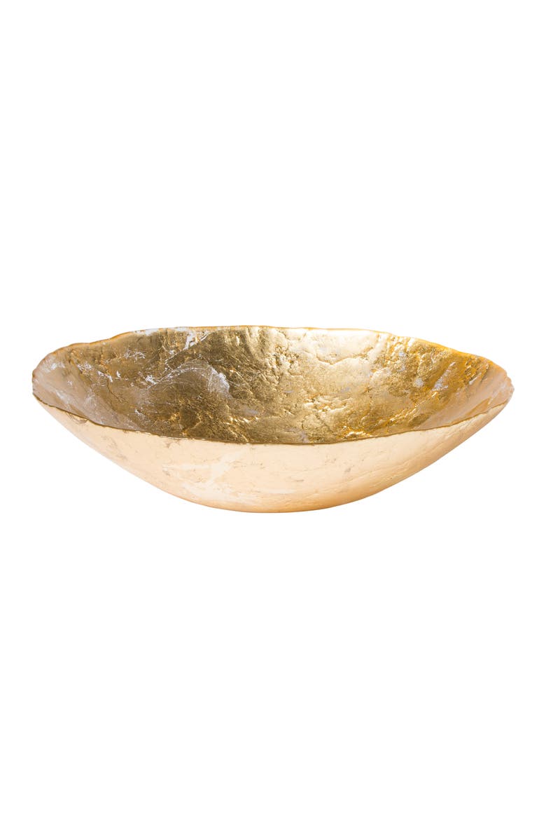 VIETRI Moon Glass Bowl, Alternate, color, Gold