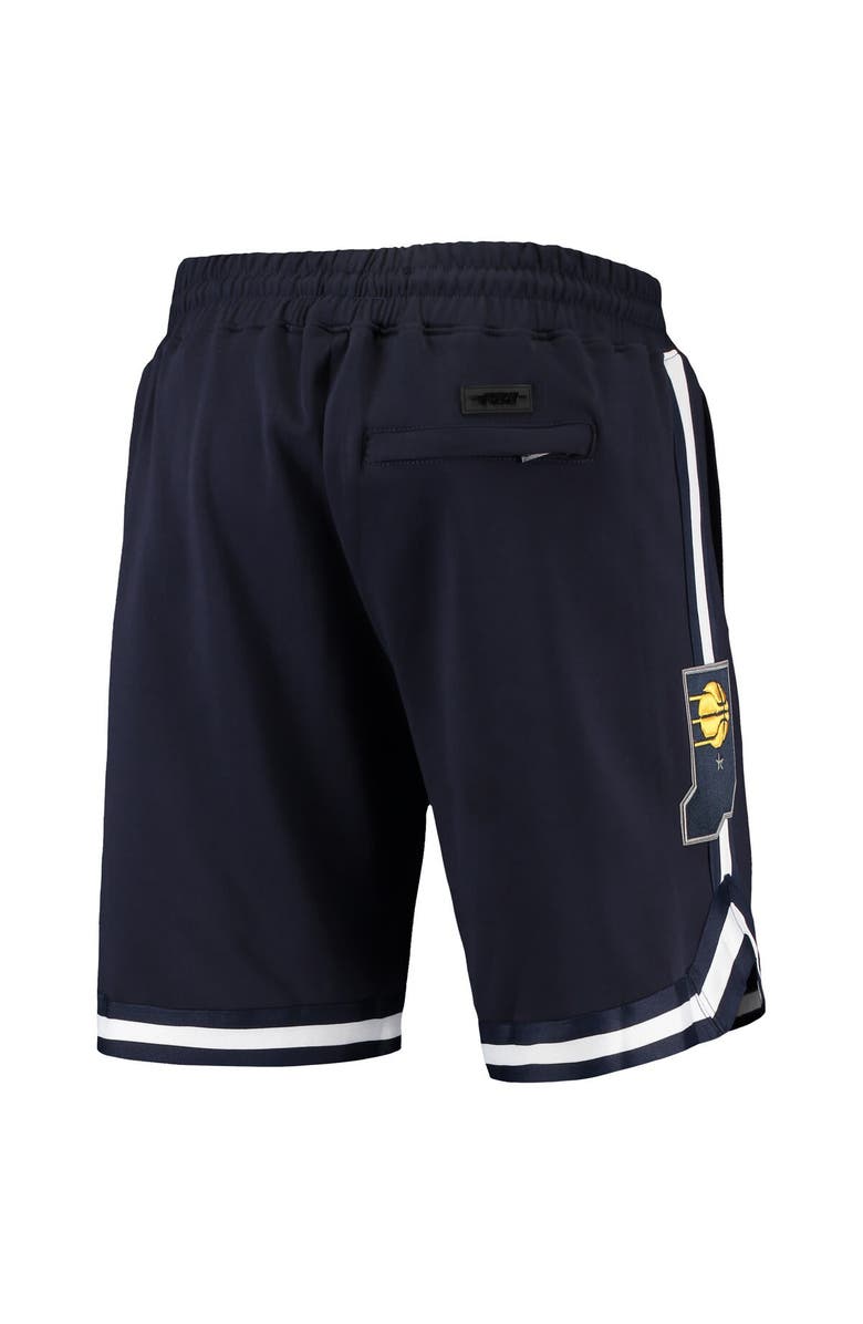 PRO STANDARD Men's Pro Standard Navy Indiana Pacers Team Chenille Shorts, Alternate, color, 