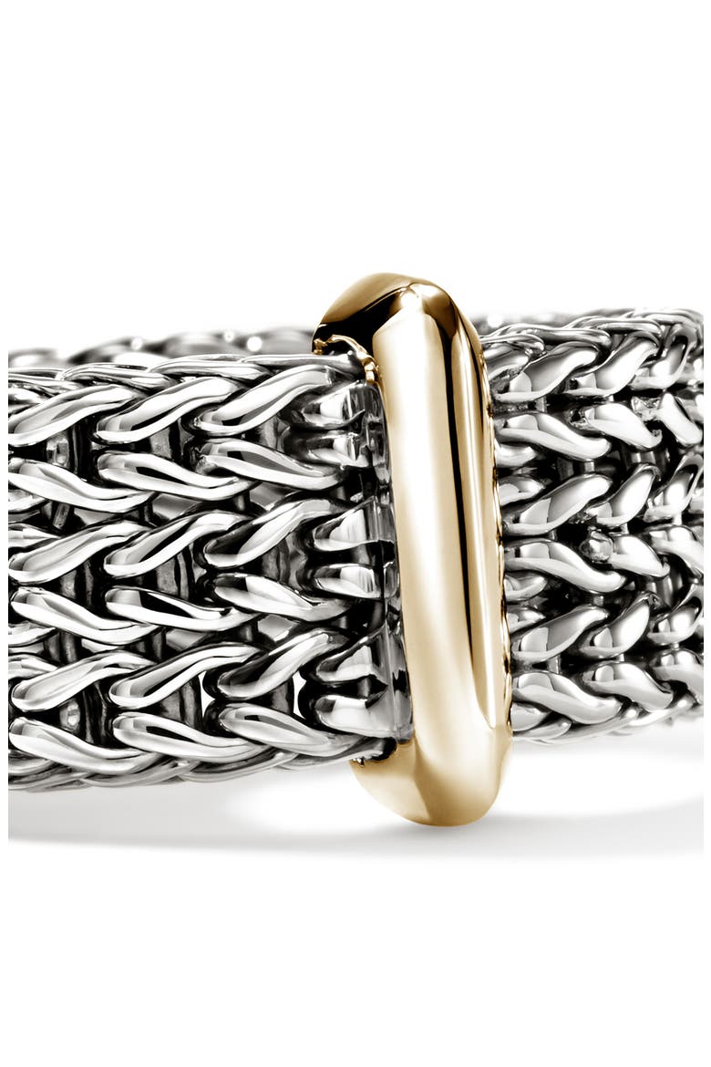 Icon Ring, Alternate, color, SILVER AND GOLD