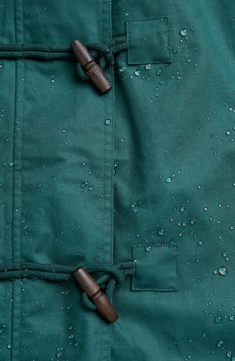 Seasalt Cornwall Sea Drift Waterproof Hooded Linen & Cotton Rain Coat, Alternate, color, Dark Wreckage