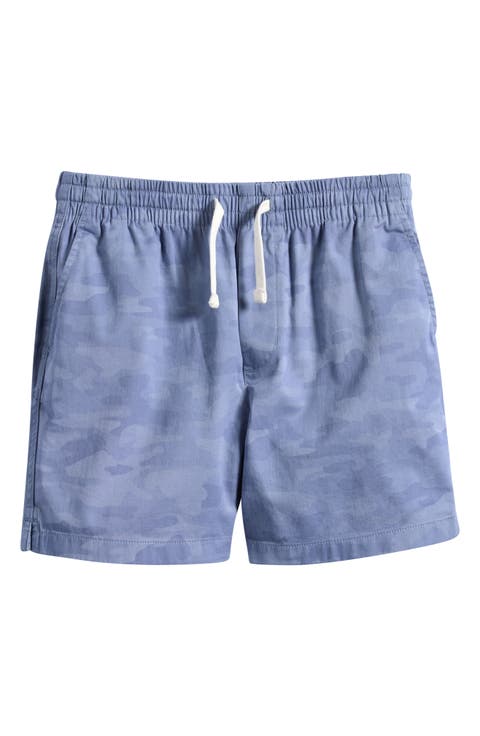 Kids' Drawstring Stretch Twill Chino Shorts