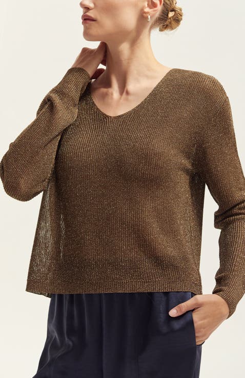 Lurex Sweater Top
