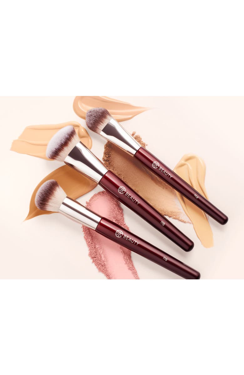 BK Beauty Core Complexion Trio Brush Set, Alternate, color, Burgundy
