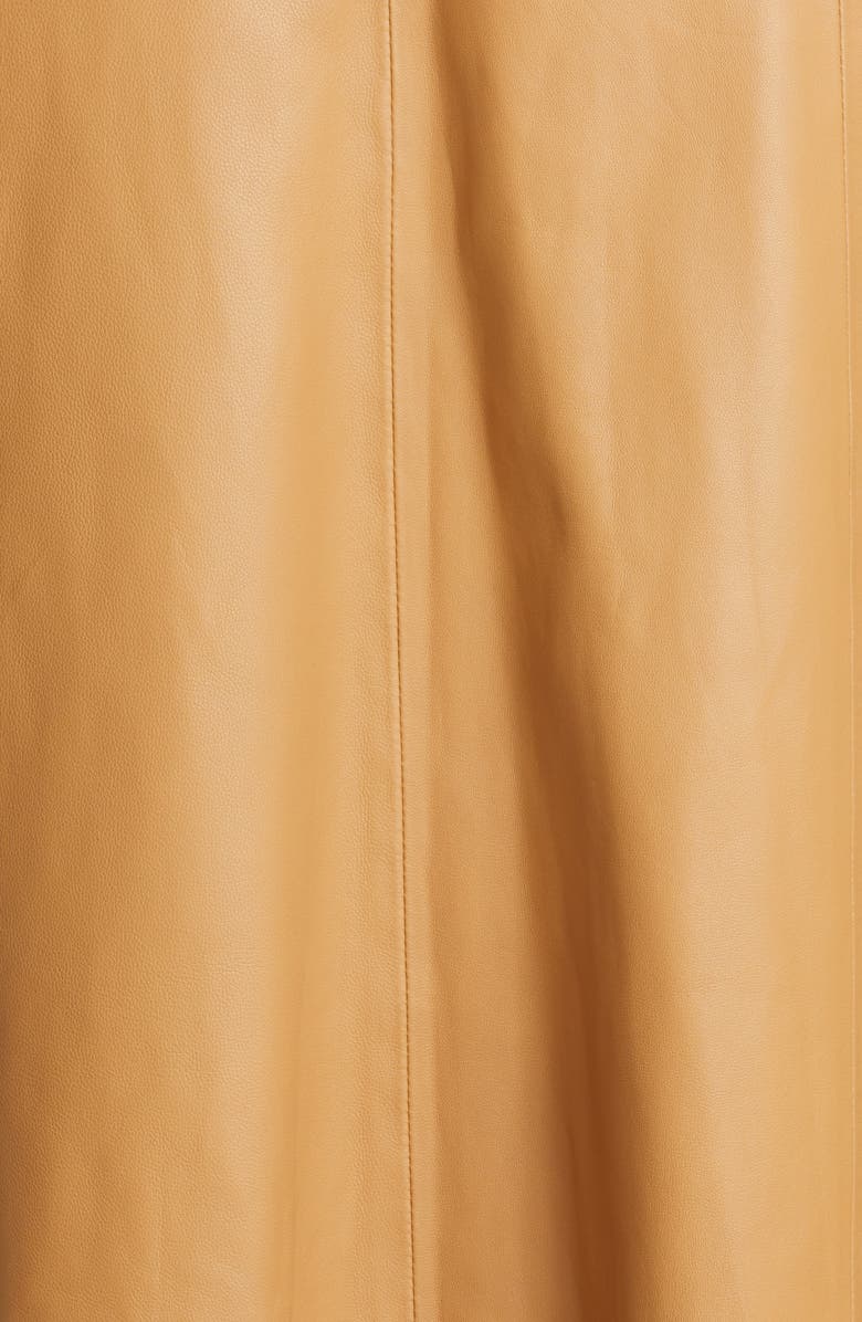 Vince Belted Leather Tank Midi Dress, Alternate, color, 