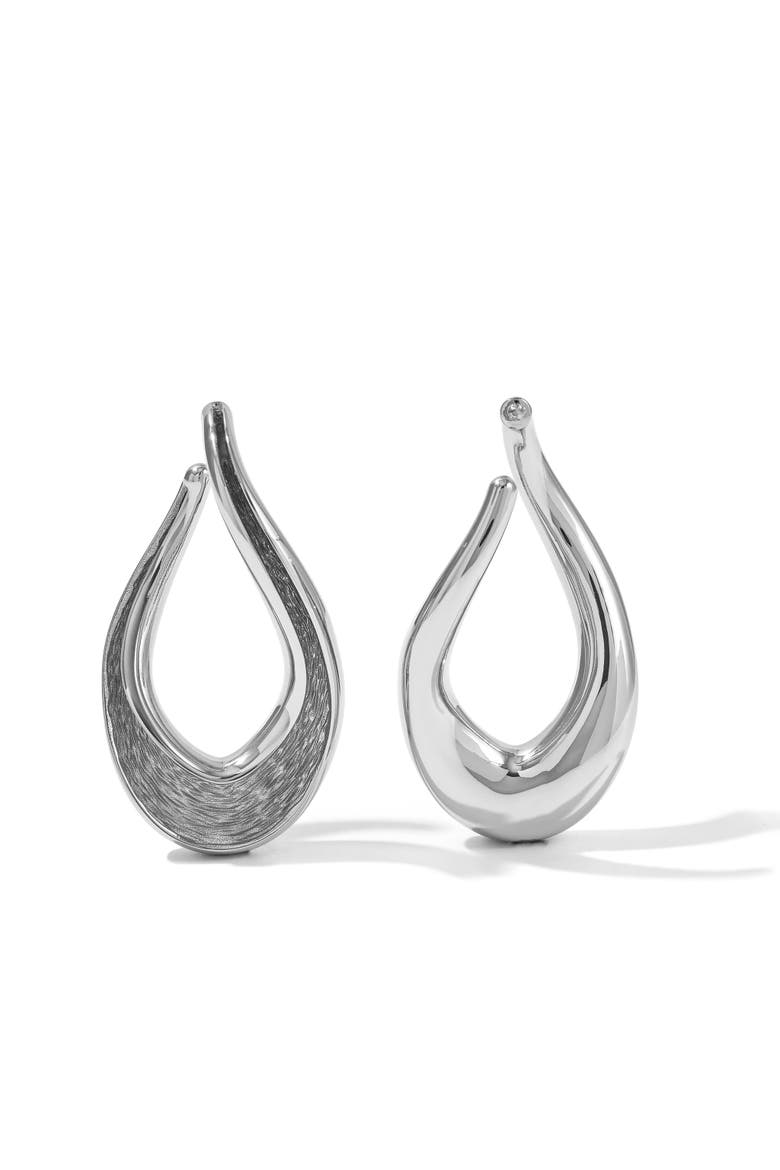Currents Infinity Earrings, Main, color, Silver