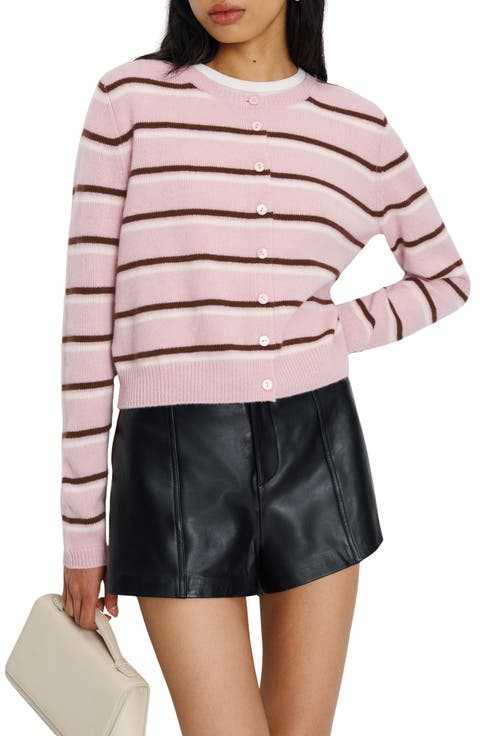 Clara Cashmere Crew Cardigan