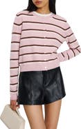 Reformation Clara Cashmere Crew Cardigan