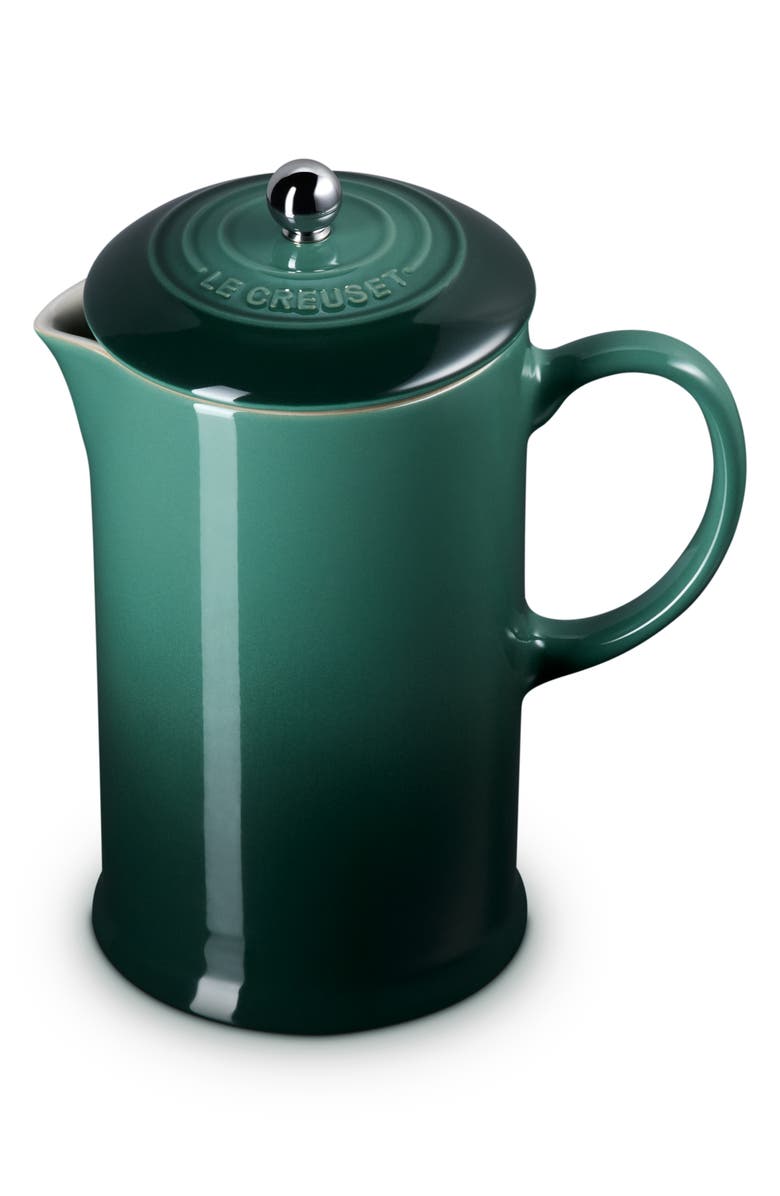 Le Creuset 34-Ounce Stoneware French Press, Main, color, Artichaut