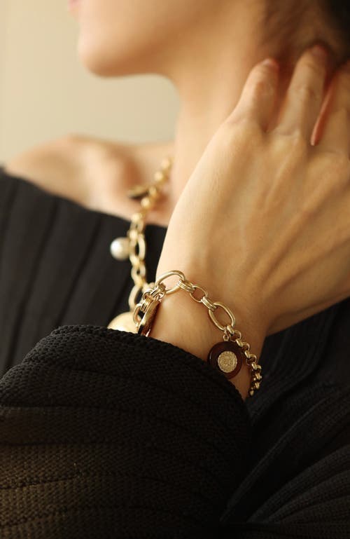 Rc Retro Chic Retro Coin Bracelet In Gold