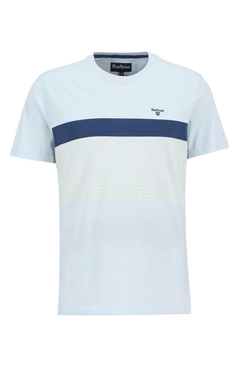 Barbour Braeside Stripe Cotton T-Shirt, Alternate, color, Bleached Blue