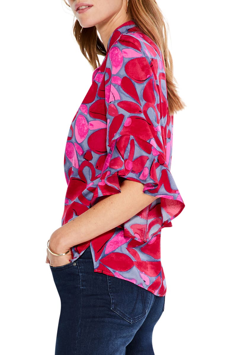 NIC+ZOE Happy Splash Floral Top, Alternate, color, 