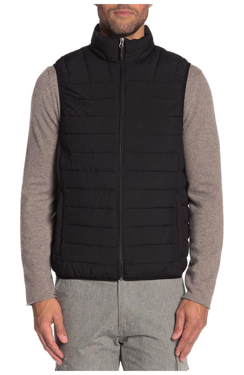 HAWKE & CO Solid Stretch Puffer Vest, Alternate, color,