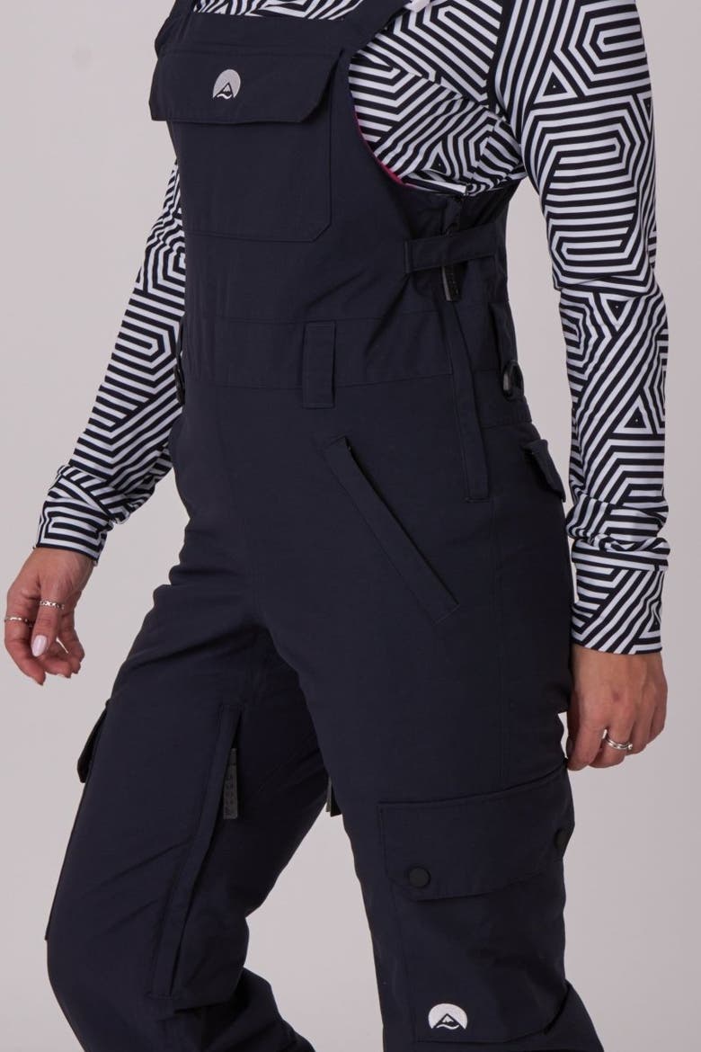 Yeh Girl Bib Pant - Black, Alternate, color, Black