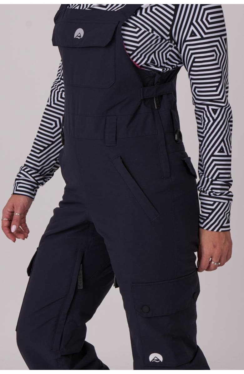 OOSC Yeh Girl Bib Pant - Black, Alternate, color, Black