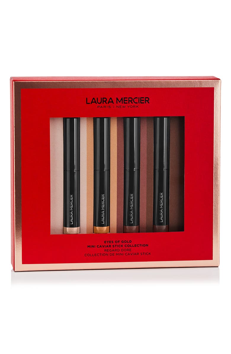 Laura Mercier Eyes of Gold Mini Caviar Stick Set, Main, color, 