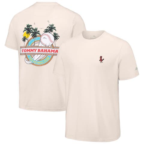 Men's Tommy Bahama  Cream St. Louis Cardinals Fly Ball Club T-Shirt