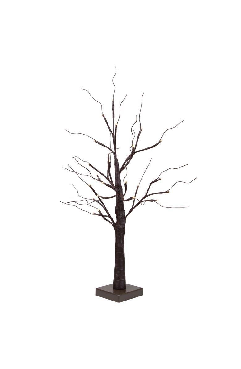Northlight LED Lighted Christmas Twig Tree - 24" - Brown - Warm White Lights, Alternate, color, Brown