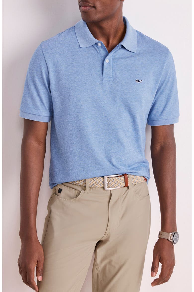 Edgartown Piqué Performance Polo, Main, color, CLUB BLUE