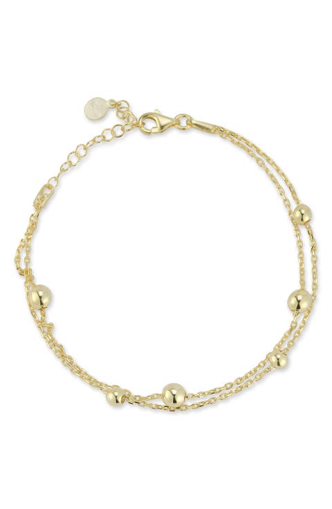 Layered Ball Chain Bracelet