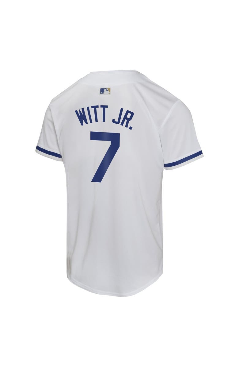 Nike Youth Nike Bobby Witt Jr. White Kansas City Royals Home Game Player Jersey, Alternate, color, White