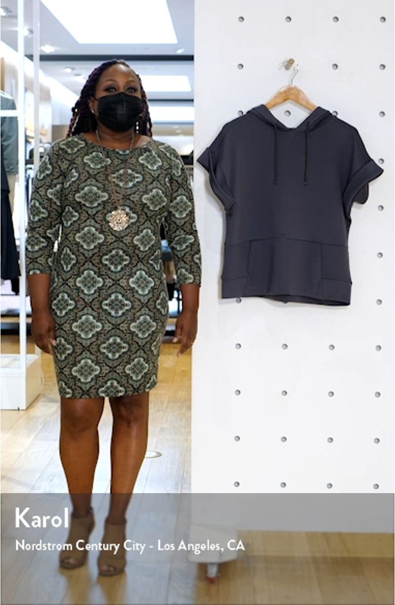 Mesh Back Short Sleeve Hoodie, sales video thumbnail