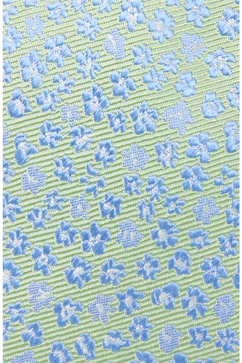 Adantee Floral Silk Tie, Alternate, color, GREEN