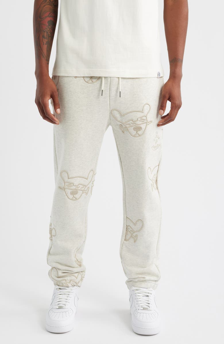 VIC GARCIA WORLD Chopped & Screwed Joggers, Main, color, Heather Oatmeal