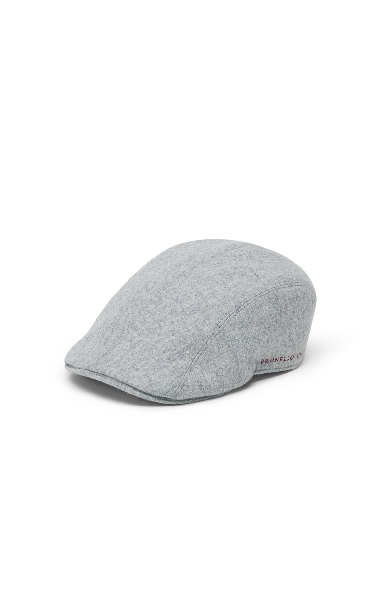 Brunello Cucinelli Flat cap, Main, color, Pearl Grey