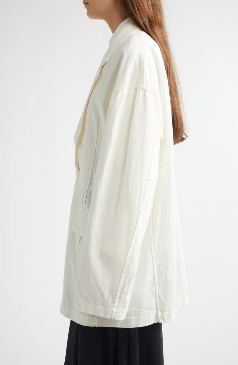 Undercover Cotton & Cashmere Jacket, Alternate, color, Ivory