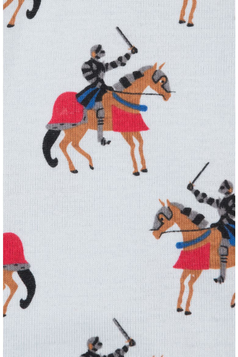 Footed Printed Cotton Pajamas, Animal, Holiday & Fun Prints, Alternate, color, MULTI