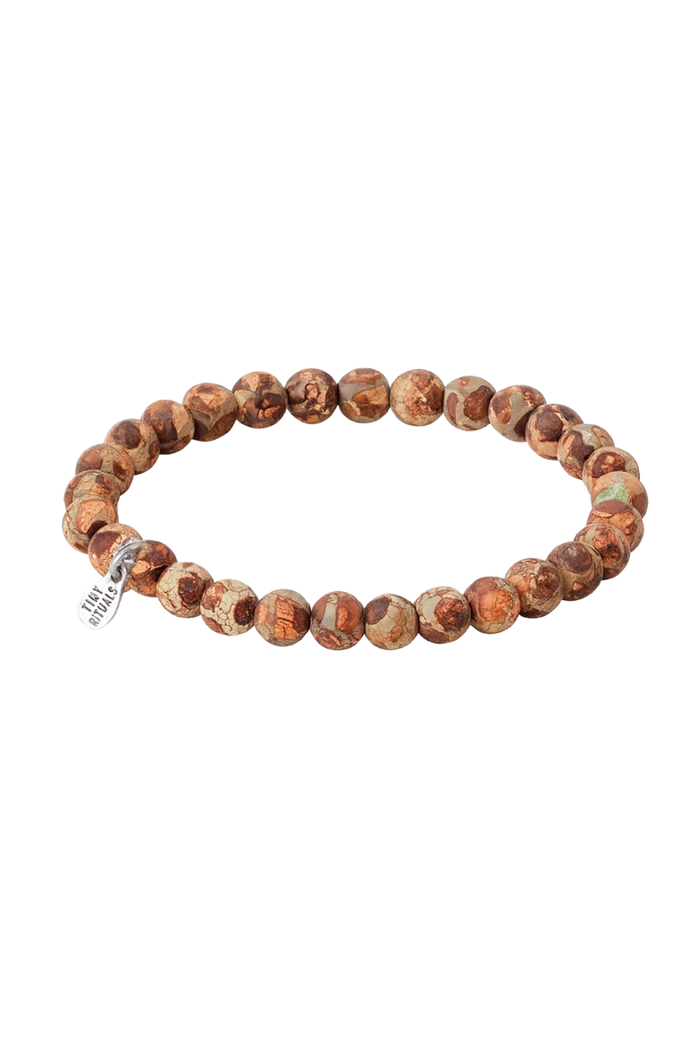 Tibetan Honeycomb Agate Energy Bracelet, Main, color, Honeycomb Brown