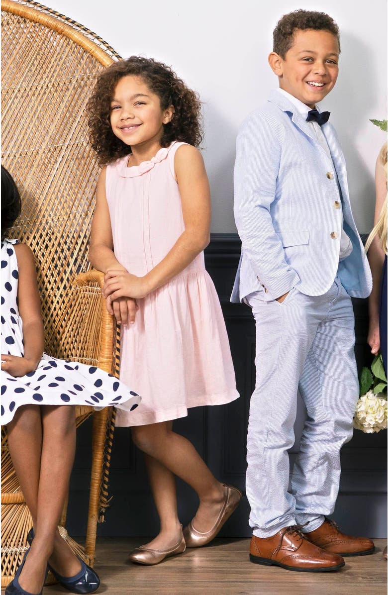 Hope 
Henry Boys
 Organic Seersucker Suit Pant, Toddler, Alternate, color, Blue Seersucker