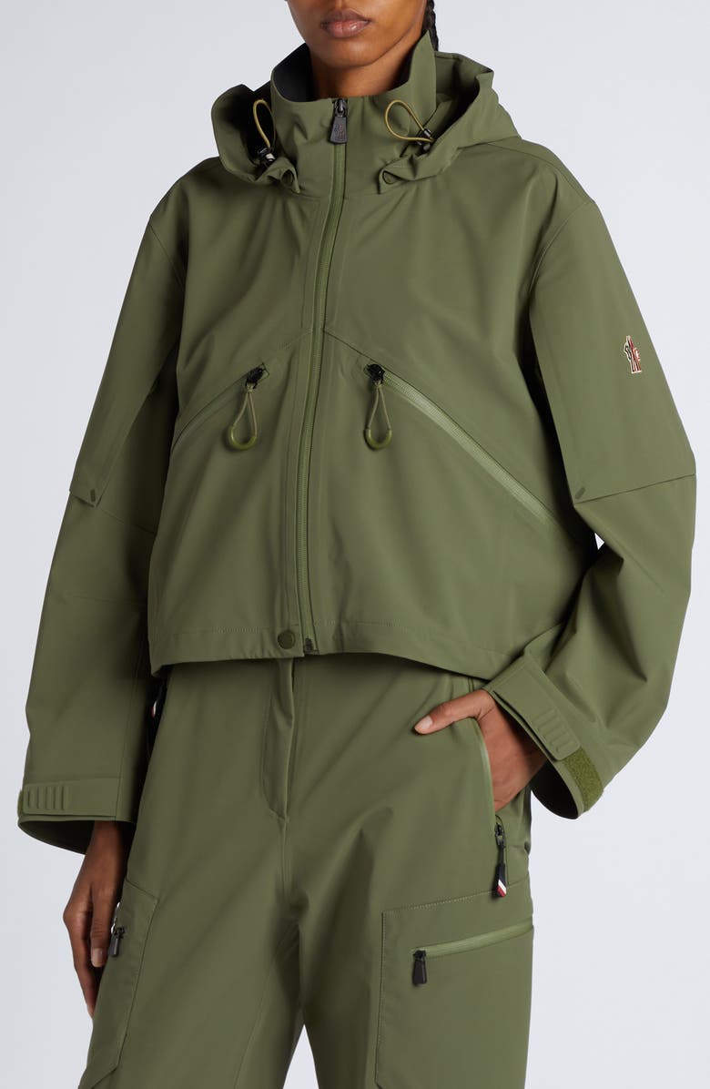 Moncler Grenoble Kibira Water Repellent Jacket, Alternate, color, Russian Olive