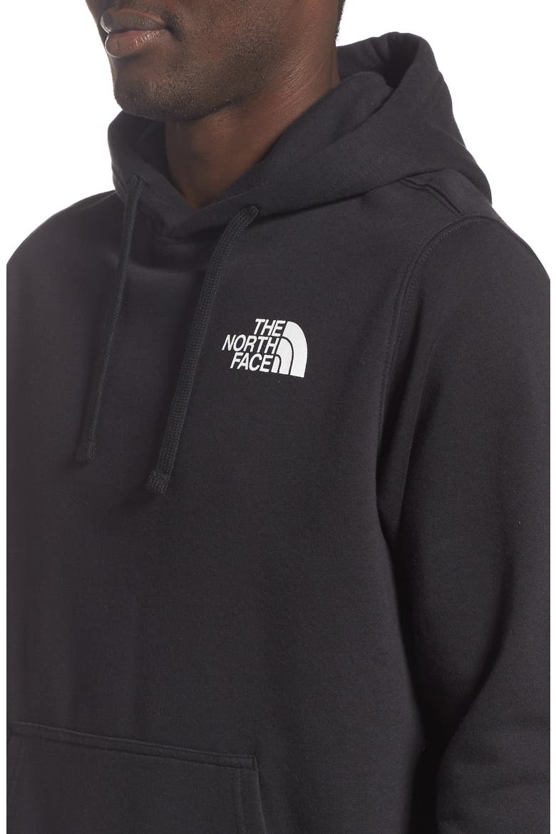 Red Box Hoodie, Alternate, color, TNF BLACK/ TNF RED