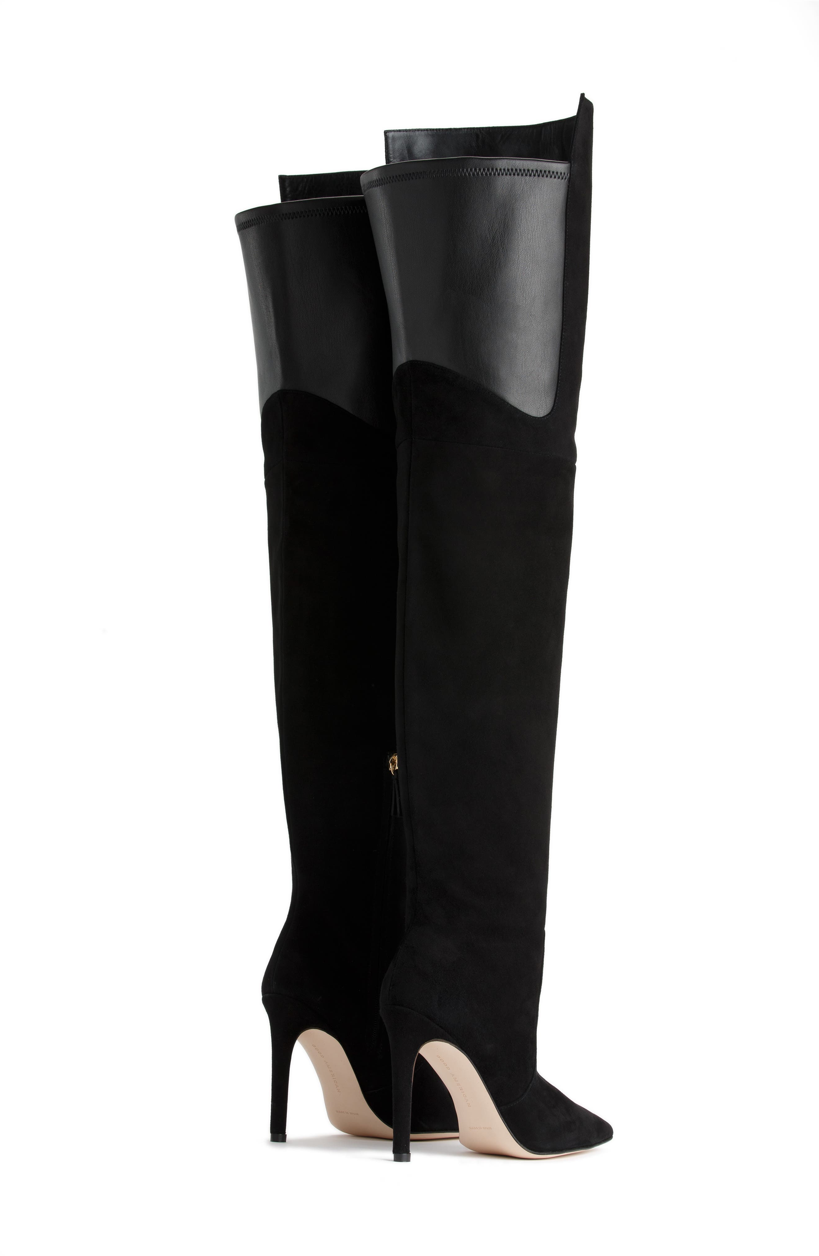 Good American The Emma Over the Knee Boot, Alternate, color, 