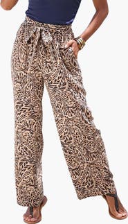 LASCANA Printed Wide Leg Pants