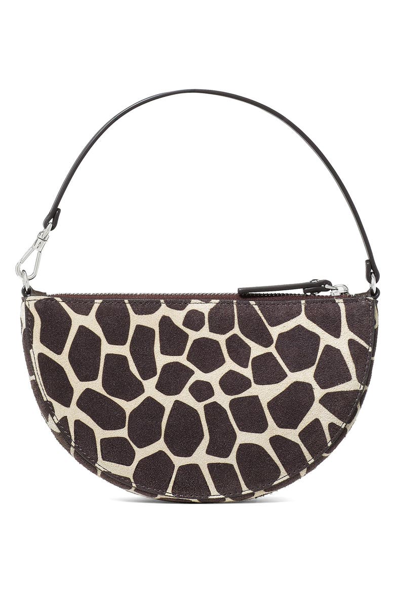 Wink Giraffe Printed Suede Wristlet, Alternate, color, MULTI