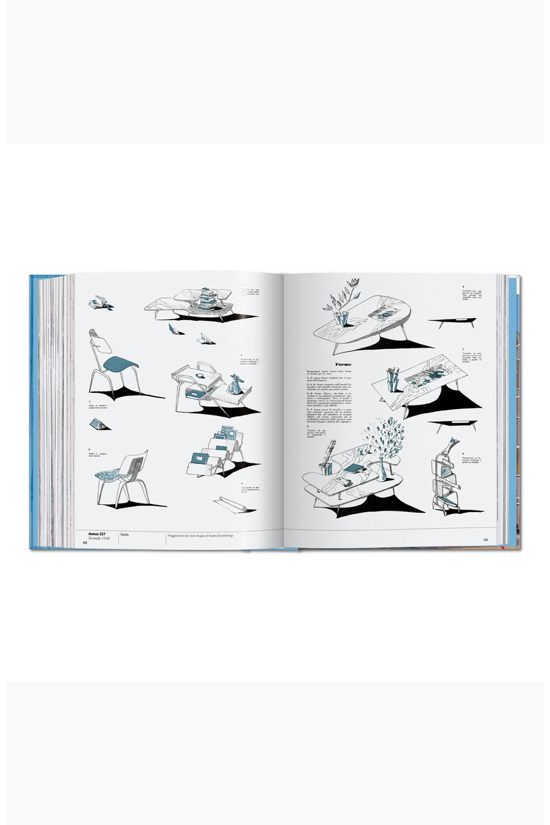 domus 1940-1949 Book, Alternate, color, Medium Blue