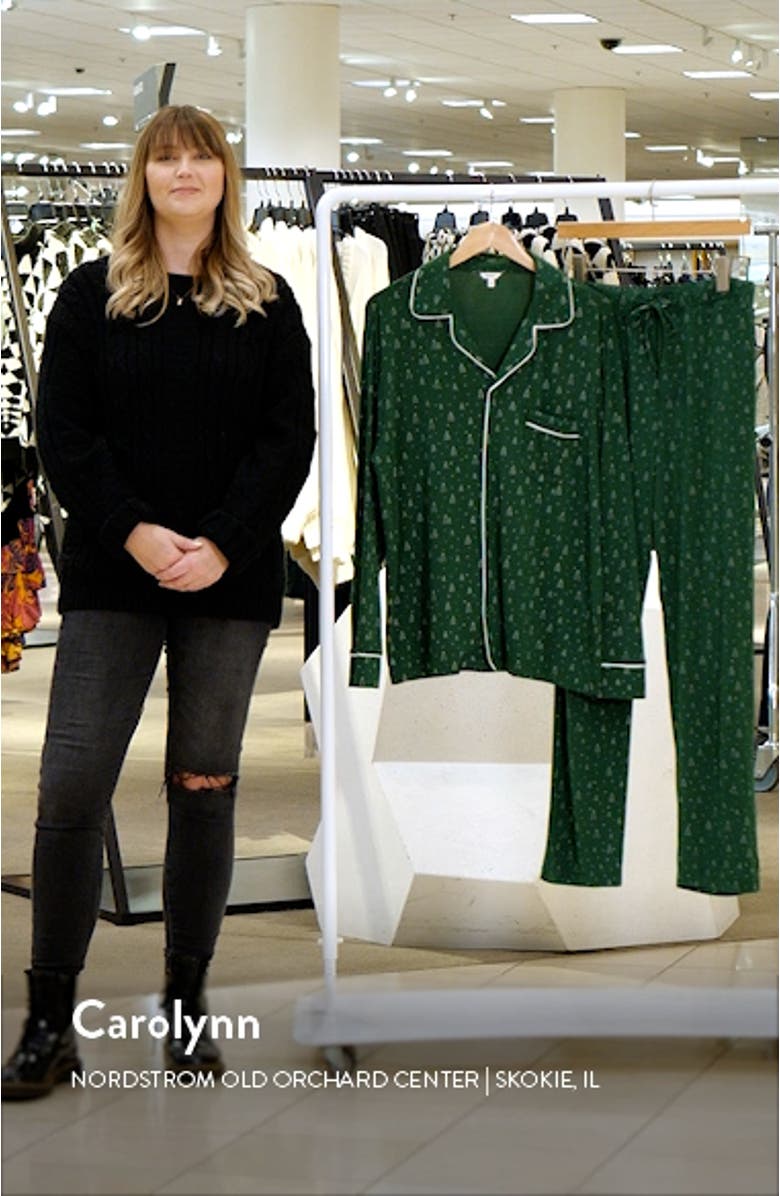 William Print Stretch Tencel<sup>®</sup> Modal Pajamas, sales video thumbnail