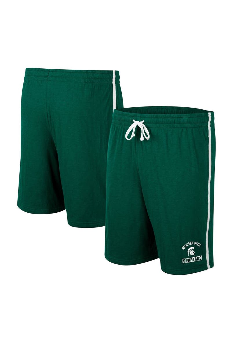 COLOSSEUM Men's Colosseum Green Michigan State Spartans Thunder Slub Shorts, Main, color,