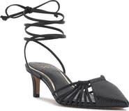 Vince Camuto Kota Ankle Wrap Pointed Toe Pump