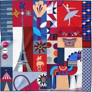 Elizabetta Parisian Carnival - Silk Foulard