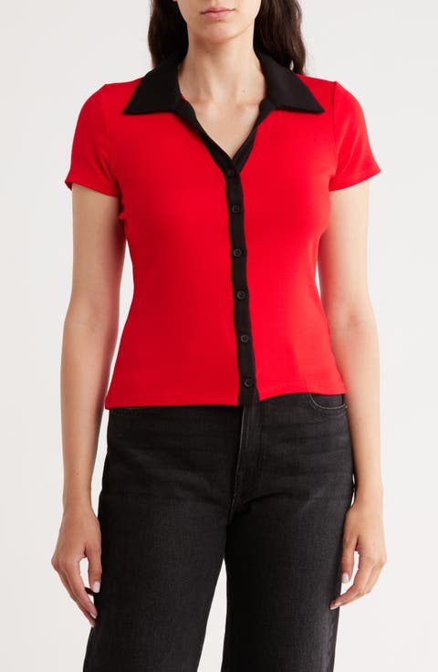 Short Sleeve Button-Up Shirt