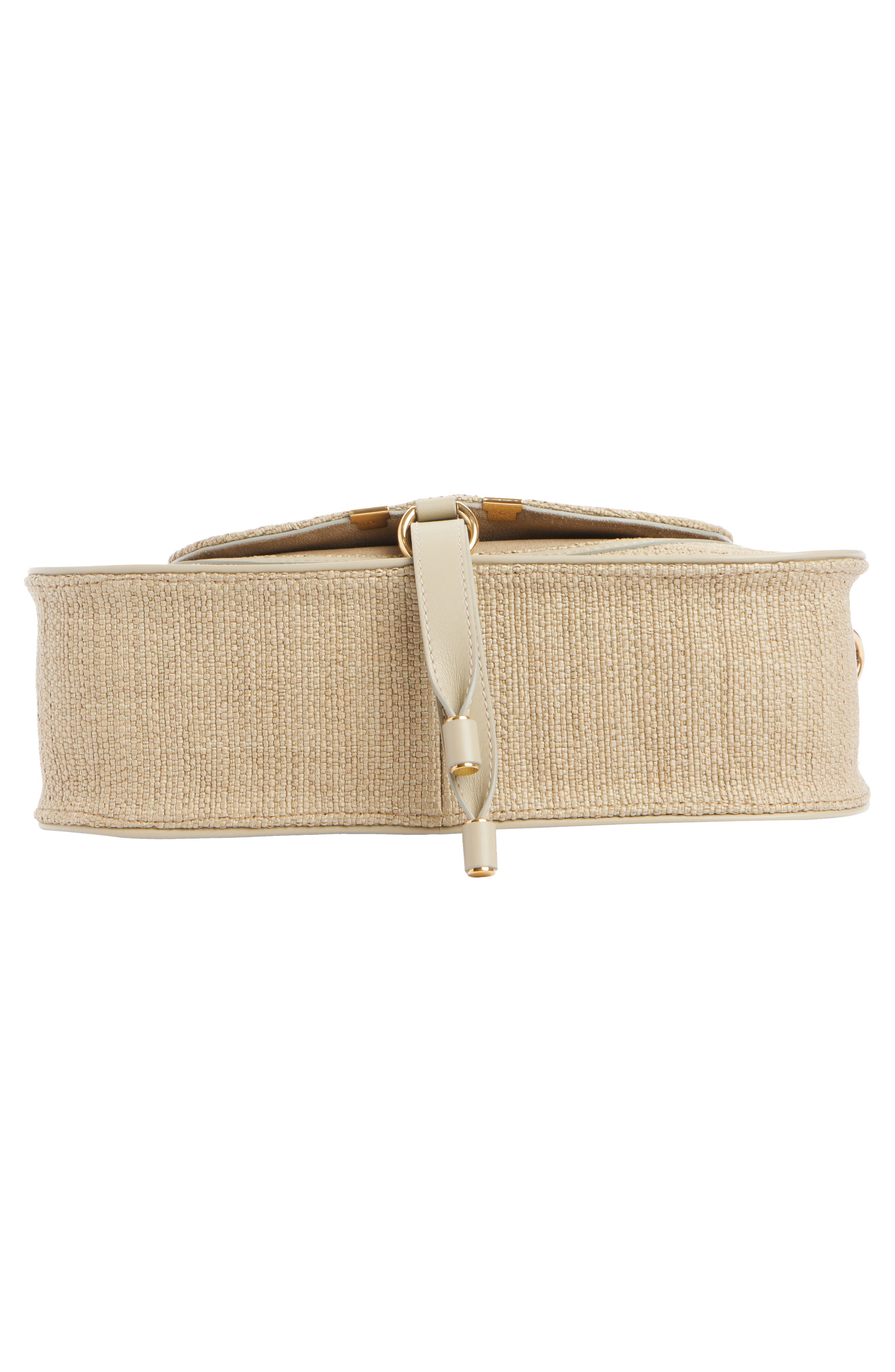 Chloé Marcie Woven Satchel, Alternate, color, Smoky Beige