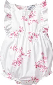 Petite Plume English Rose Floral Ruffled Romper
