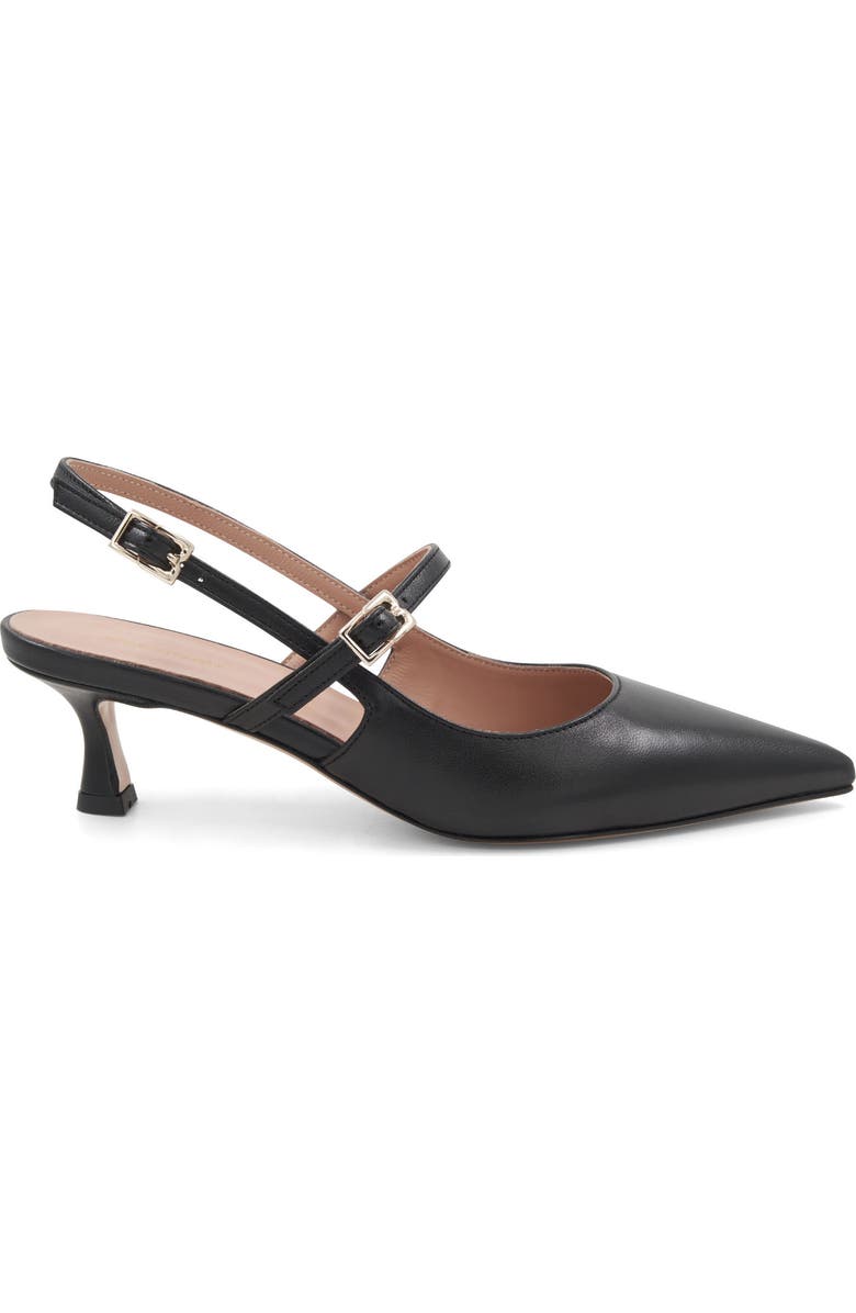 Bruno Magli Luciana Pointed Toe Slingback Pump, Alternate, color, Black